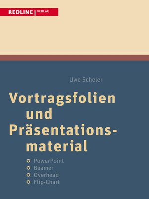 cover image of Vortragsfolien und Präsentationsmaterial
